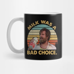 Ron Burgundy Milk Was A Bad Choice Vintage Inspired Mug